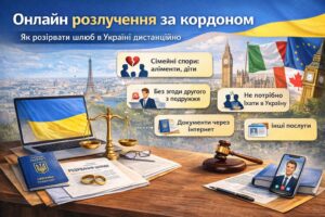 Онлайн розлучення за кордоном: як розірвати шлюб в Україні дистанційно